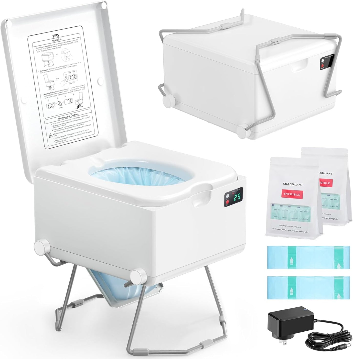 Dry Flush Toilet – Waterless, Odorless, Self-Contained LE-310