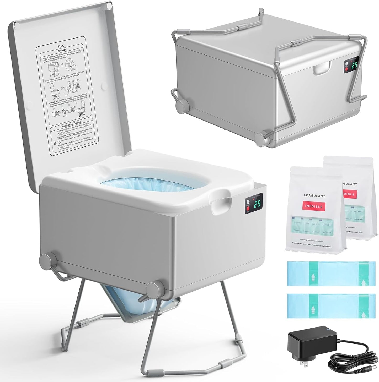 Dry Flush Toilet – Waterless, Odorless, Self-Contained LE-310